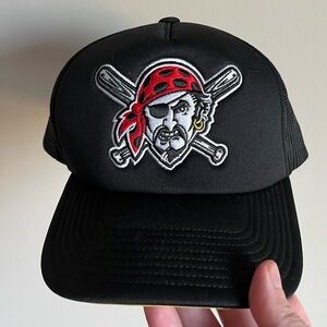 Mitchell and Ness Men’s Black Pittsburgh Pirates Day 4 Snapback Hat MLB Baseball